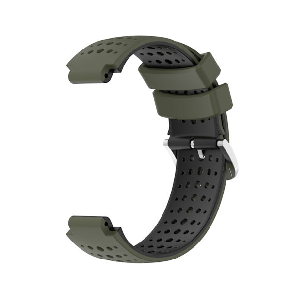 Klockarmband silikon Garmin Forerunner 220, 230, 235, 630, 620, 735XT, Approach Grön
