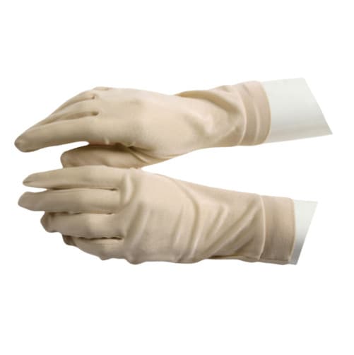Ylelliset 100% silkkikäsineet naisille Beige Beige
