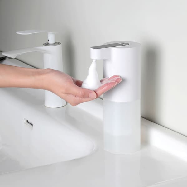 Smart Sensor Flytande Tvål Dispenser - Skum & Gel White White