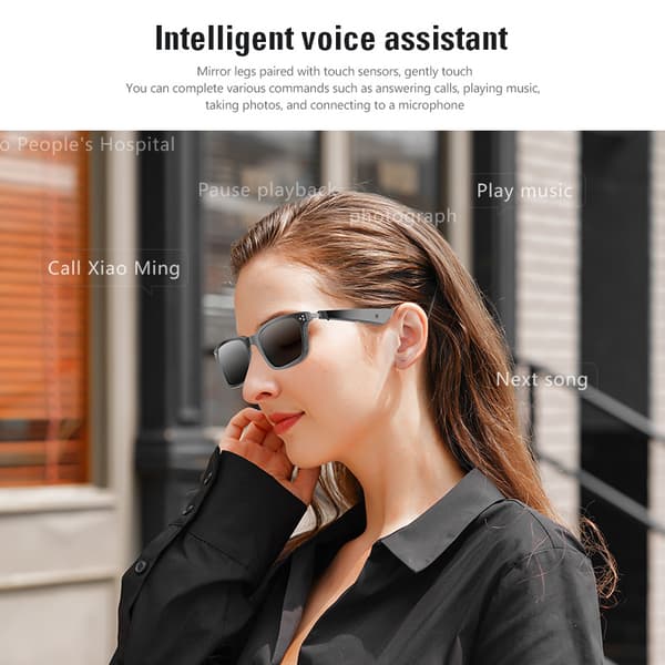 YJ009 Bluetooth-solglasögon: Trådlöst ljud & Handsfree
