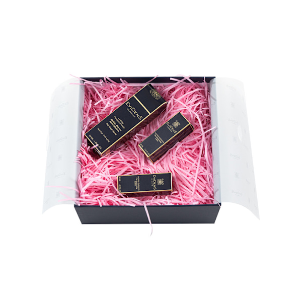 Rosa strimlat papper - 200g presentförpackningsfyllning Rosa