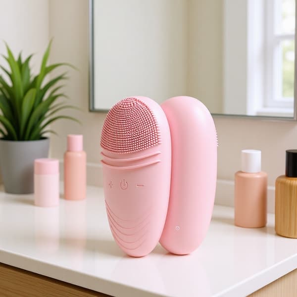 Sonic Vibration Ansigtsrensebørste - Dyb Pore Rengøring & Mild Eksfoliering