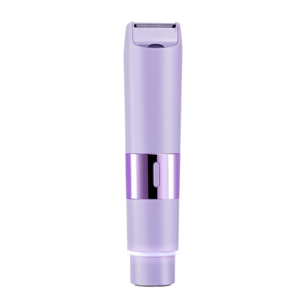 2-in-1 kaksoispäinen sähköinen vartalokarvojen poistaja naisille Violetti