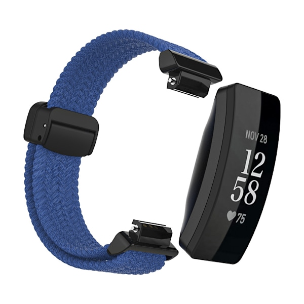 Klockarmband i Nylon för Fitbit Inspire 3 Blå