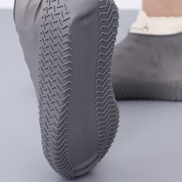Silikoniset kengänsuojat imukupeilla Grey L Grey L
