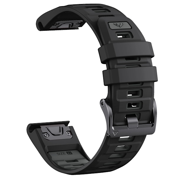 Garmin Fenix 8 Quick Release Strap Svarta + grå prickar 47 mm