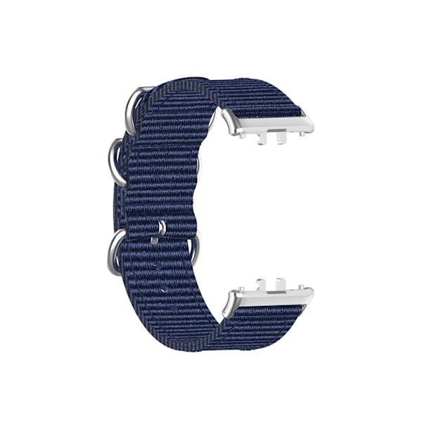 Samsung Fit3 SM-R390 Nylon Canvas -ranneke Musta + harmaa
