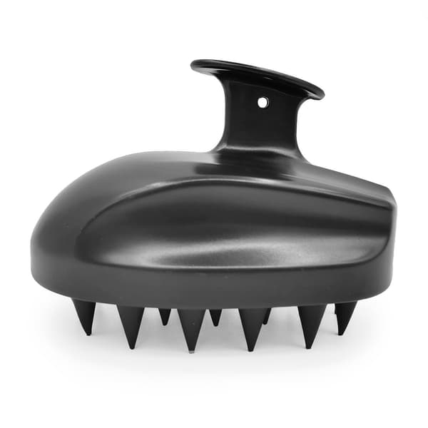 Børste til hovedbundsmassage og peeling Black Black
