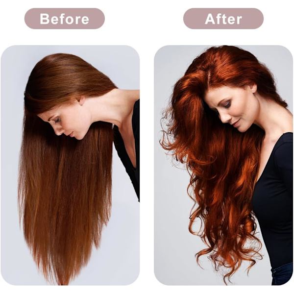 2-sæt Satin Heatless Hair Curler til at sove med om natten Lys lilla