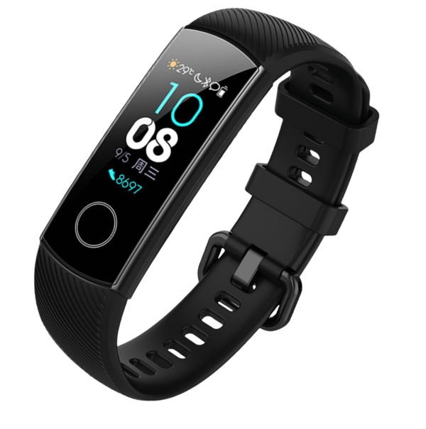 Vaihtoranneke Huawei Honor Band 4/5 -kellolle Black Black