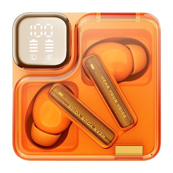 TWS QCY MeloBuds Neo T31 hörlurar (orange)