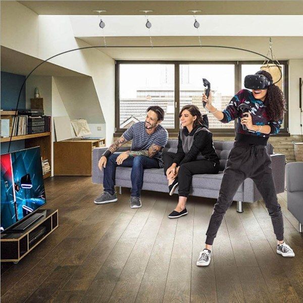 VR Headset Kabelhantering Infällbart Trissesystem (6-pack)