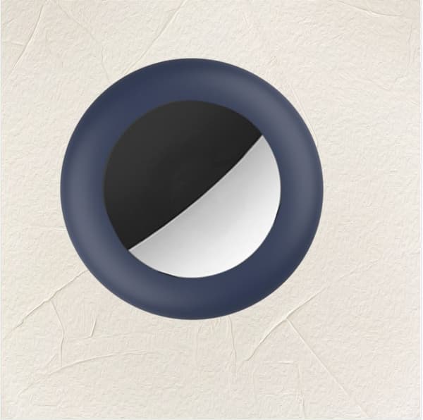 Silikonebeskyttelsesetui til Apple AirTag Tracker Blue M Blue M