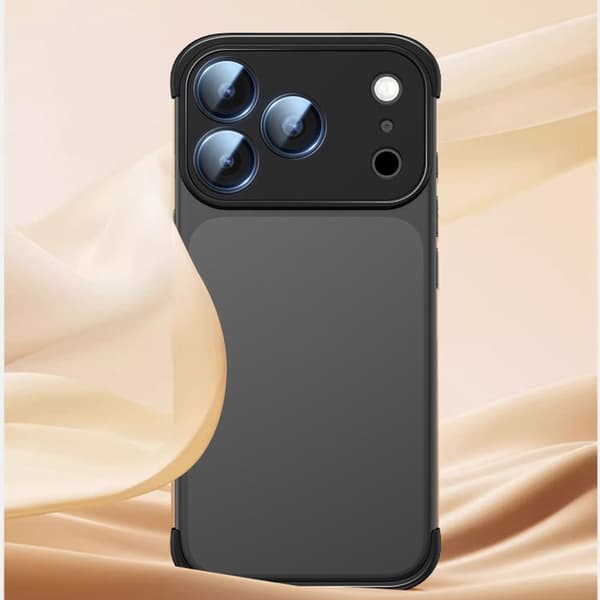 Slankt Edge iPhone 17 Cover - Elegant Sort TPU, Stødsikkert & Linsebeskyttelse