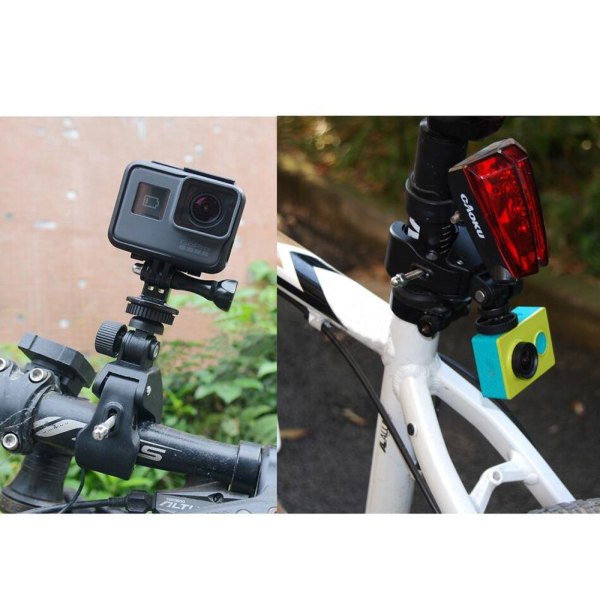Monter GoPro på cykel / motorcykel roterbar