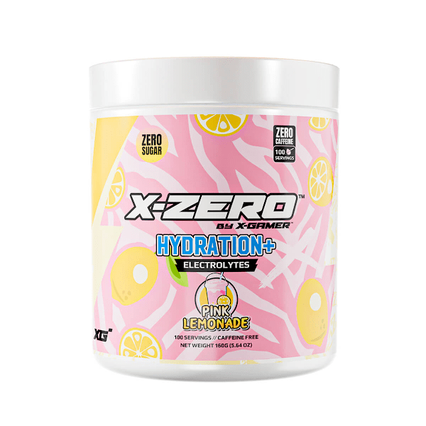Energidrikpulver X-Zero Hydration+ 160 gram Pink Lemonade