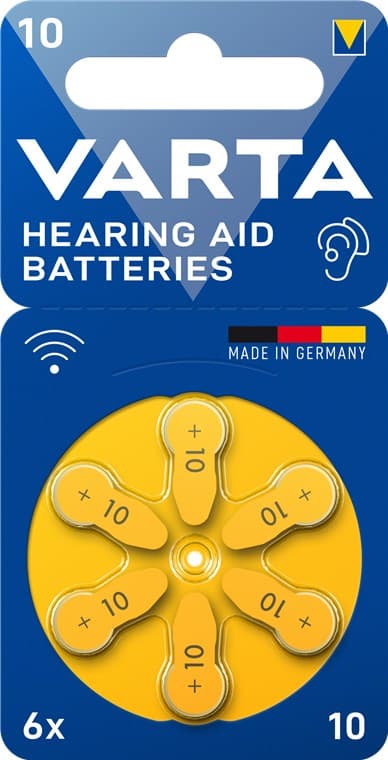 PR70 (10) batteri, 6 stk. i blisterpakninger