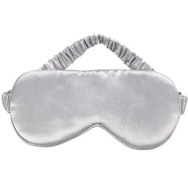 Sovmask av silke / Ögonmask Svart