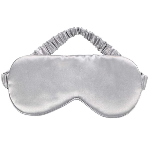 Sovmask av silke Silver