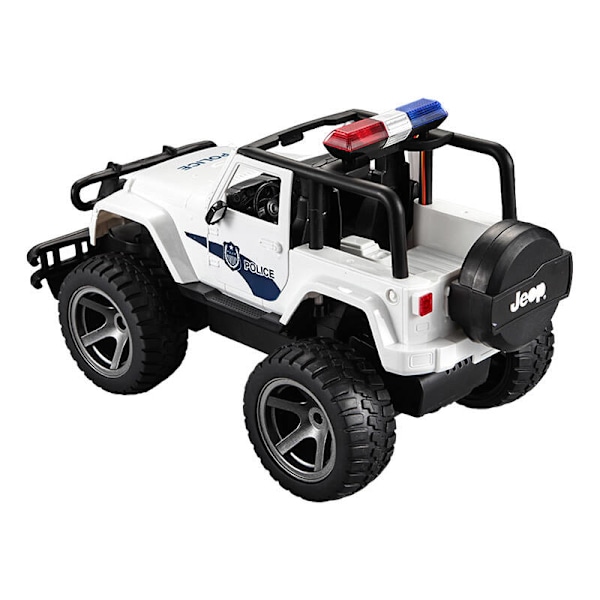 Fjärrstyrd bil 1:12 Double Eagle (vit) Jeep (polis) E550-003