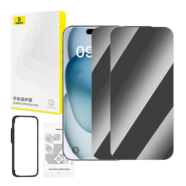 Baseus Superior -lasit iPhone 15 Plus -puhelimelle