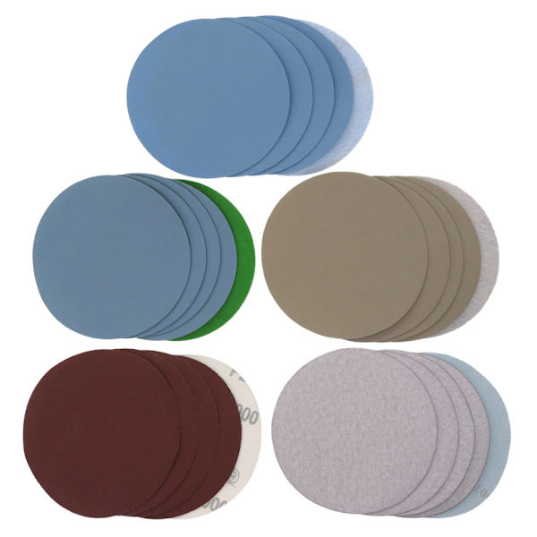 5-Tums 125mm Slipskivor, 25-pack MultiColor MultiColor