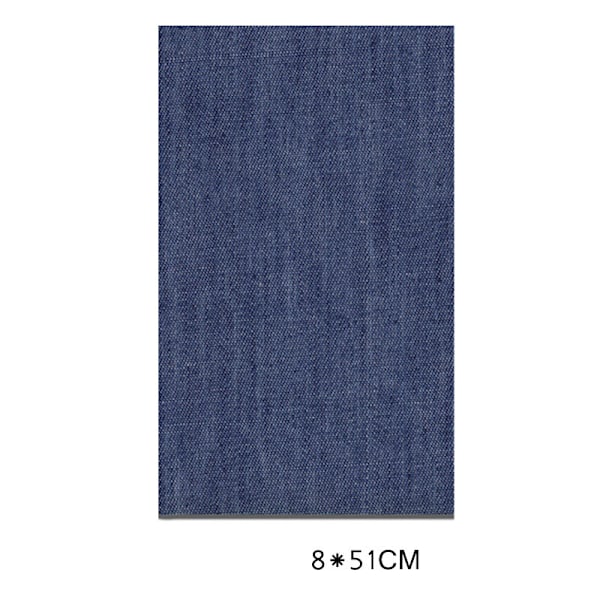 Denim Patch Broderet Applique Jean Patch Mørkeblå
