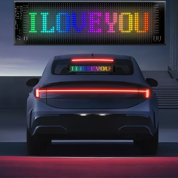 Bil Ambient Light Car Soft Screen (Devil's Eye) Smart Soft Screen - Tilpas din bil med stil! M M
