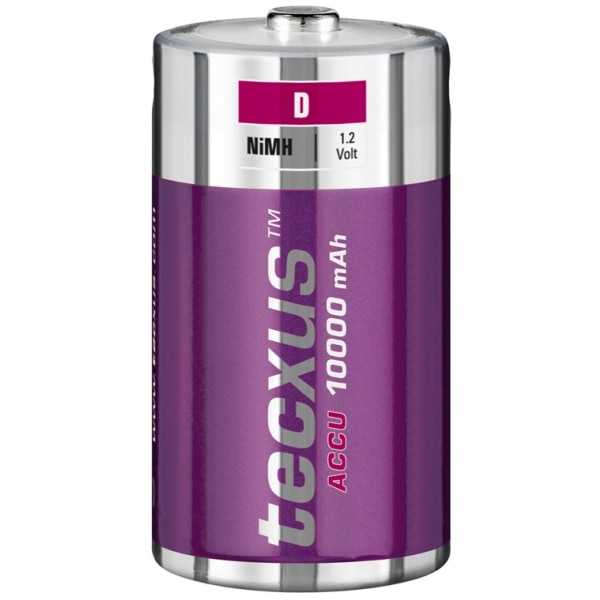 D (Mono)/HR20 laddningsbart batteri - 10000 mAh, 1 st. blister