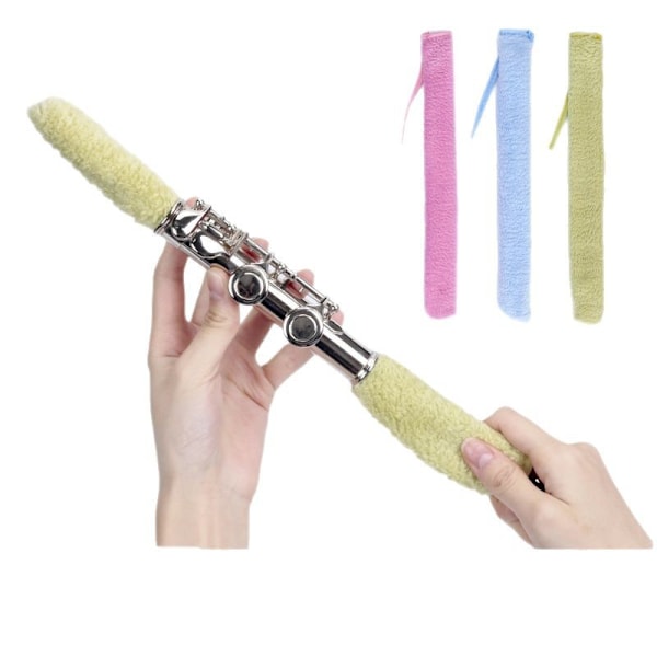 Effektiv Rengöringsstav för Flöjt och Klarinett - 30cm Längd Grön