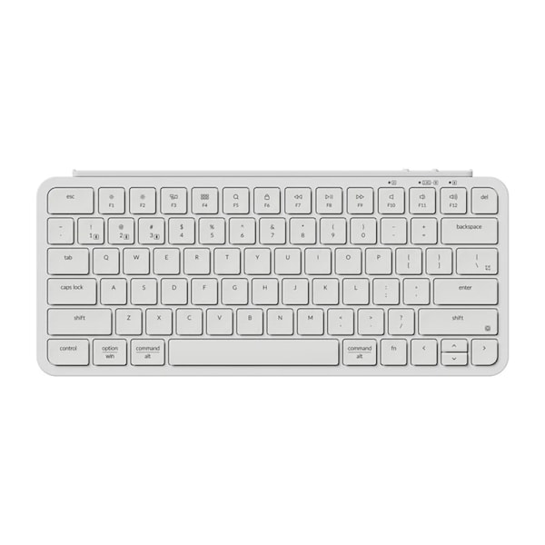 Ultra Slim Keychron B1 Pro 2.4G langaton näppäimistö (valkoinen) [B1P-K8].