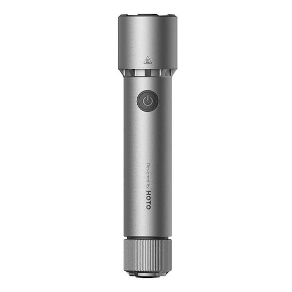 HOTO QWSDT005 taktisk lommelygte, 2300lm, IP68, 3100mAh, USB-C