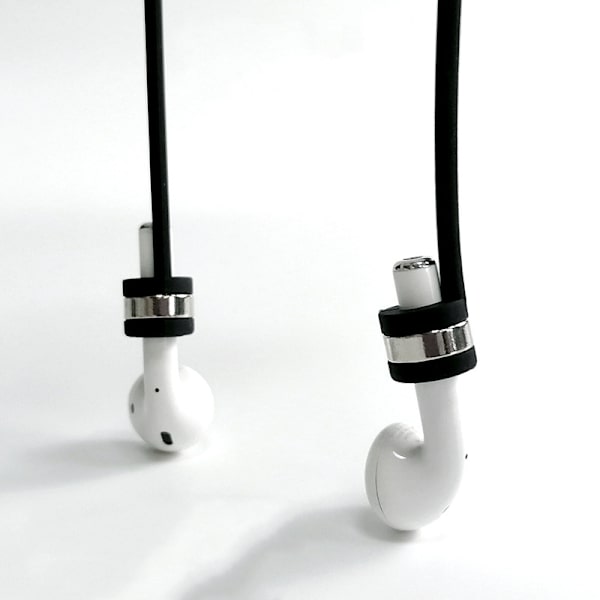 Magnetisk Anti-Förlorad Rem för AirPods Svart
