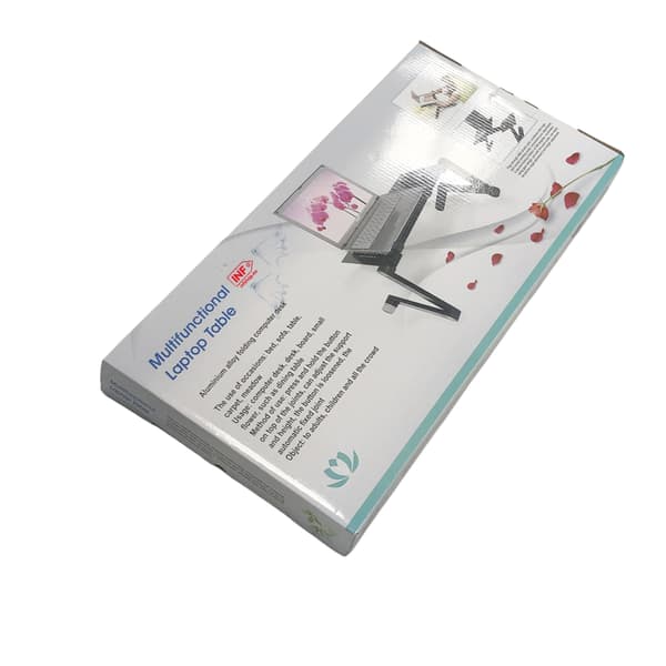 Smart justerbart laptopbord 17 tum Svart
