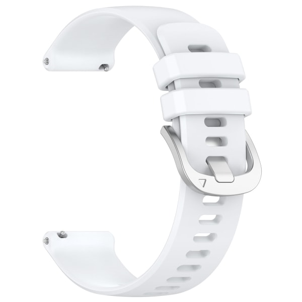 20 mm Silikonarmband för Garmin/Vivoactive/VivoMoveTrend/Venu Vit