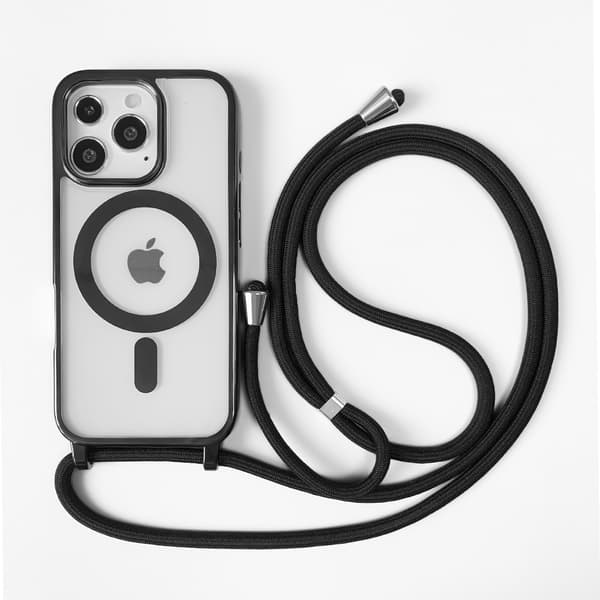 Magnetisk snor telefoncover kompatibelt med Apple iPhone 13 Pro - Sort Model 12