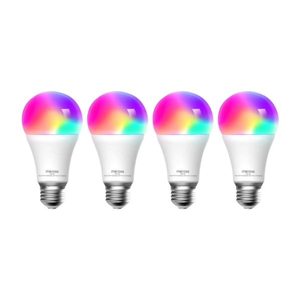 Meross MSL120 WiFi Smart LED-pære (HomeKit) (pakke med fire)