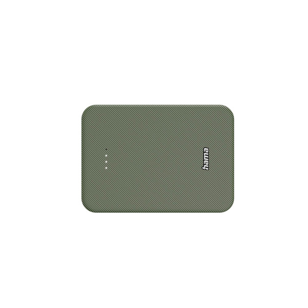 Powerbank Colour 10 10000mAh USB-C+USB-A Grön
