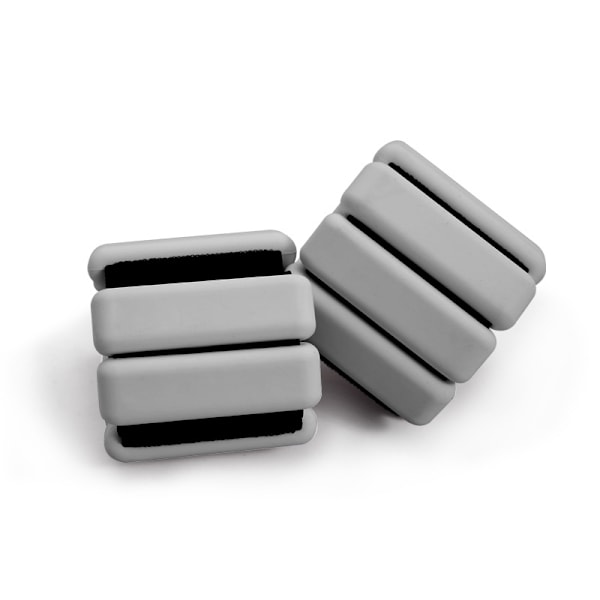 Fitness viktbärande armband 1 pund Mörkgrå