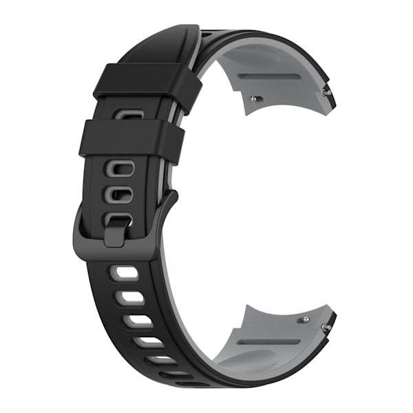 Silikone urrem til Samsung Watch 4 Sort+grå