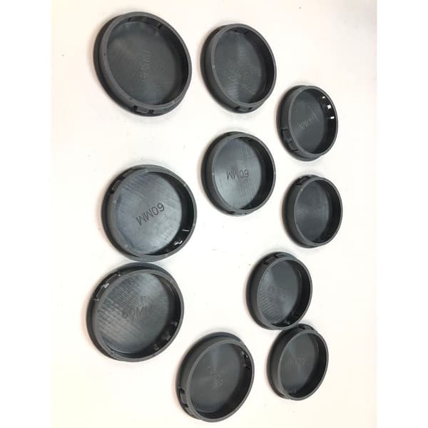 60 mm hulpropper til møbler, pakke med 10