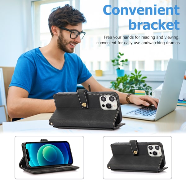 Plånboksfodral med Kortfack för iPhone 16-serien iPhone 16