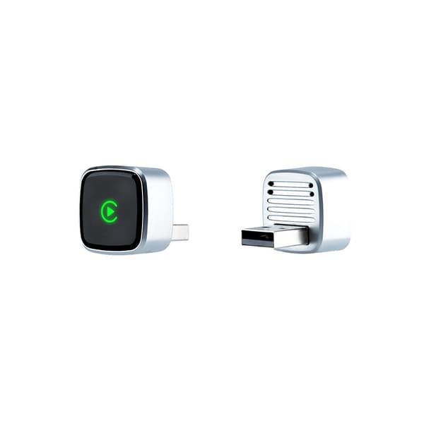 Trådløs CarPlay Adapter - D07 - Sort - 2-i-1 CarPlay & Android Auto Boks - Forbedr din køreoplevelse