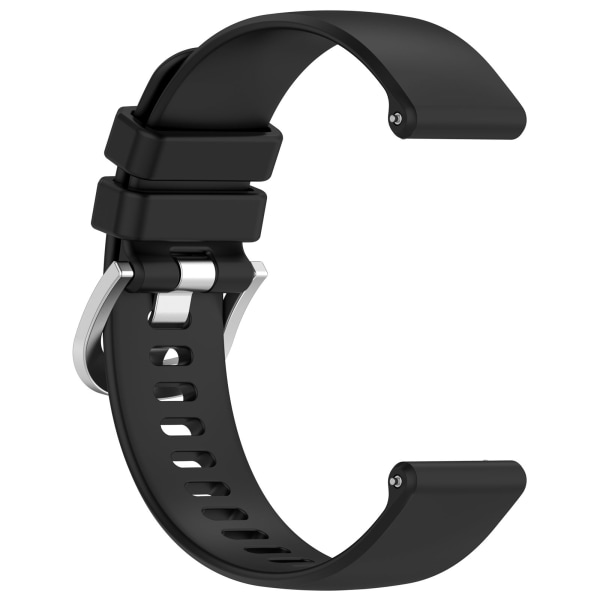 22 mm silikonarmband för Huawei Watch GT 4 46mm/Samsung Galaxy Watch3 45mm Svart