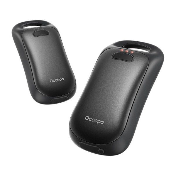Ocoopa UT4 Urban 2x3000 mAh handvärmare, USB-C, svart
