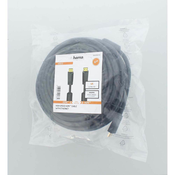 HAMA Kabel HDMI High Speed 4K 10,2 Gbit/s 15,0m Guld