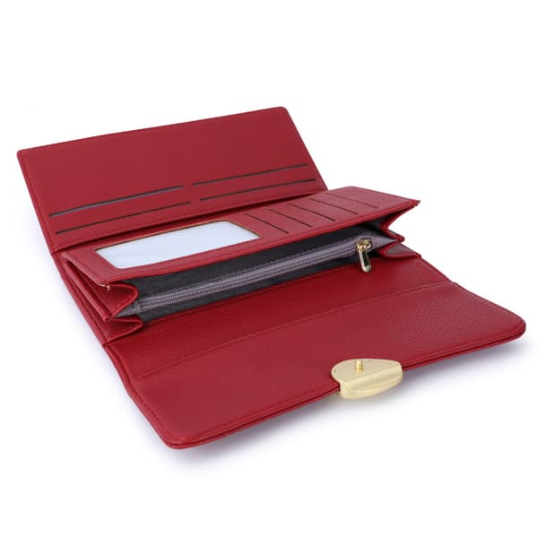 Kvindepung med tredelt fold Red Red