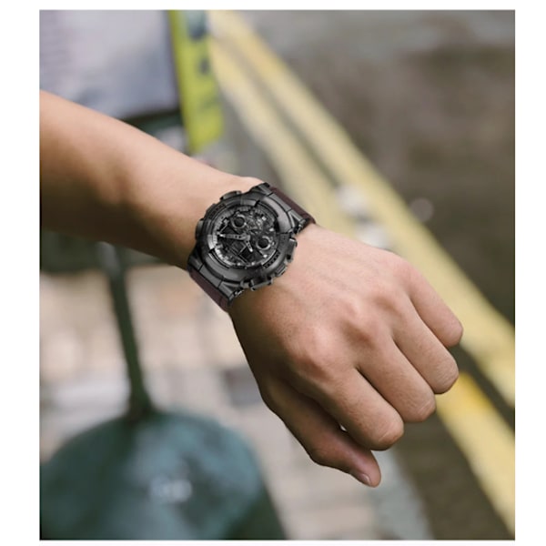 Casio G-Shock Series Canvas klockarmband Svart + Silver