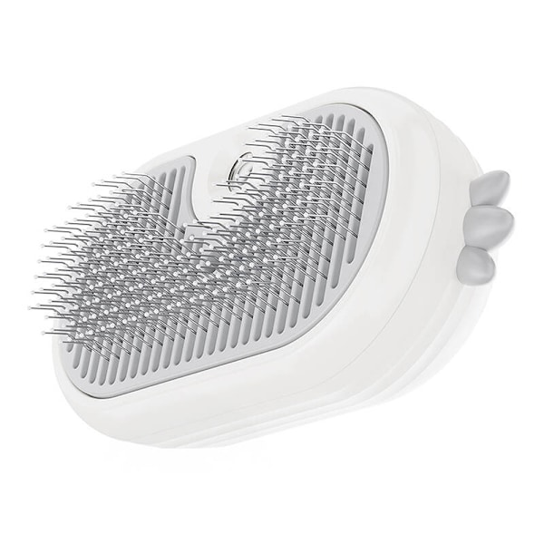 Rojeco Cat Steam Brush hierontatoiminnolla (valkoinen)