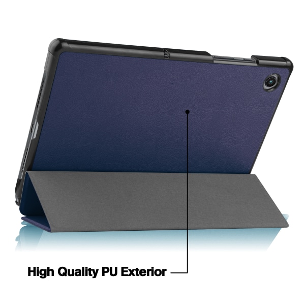 Tri-Fold Fodral för Samsung Galaxy Tab model 2 Blå